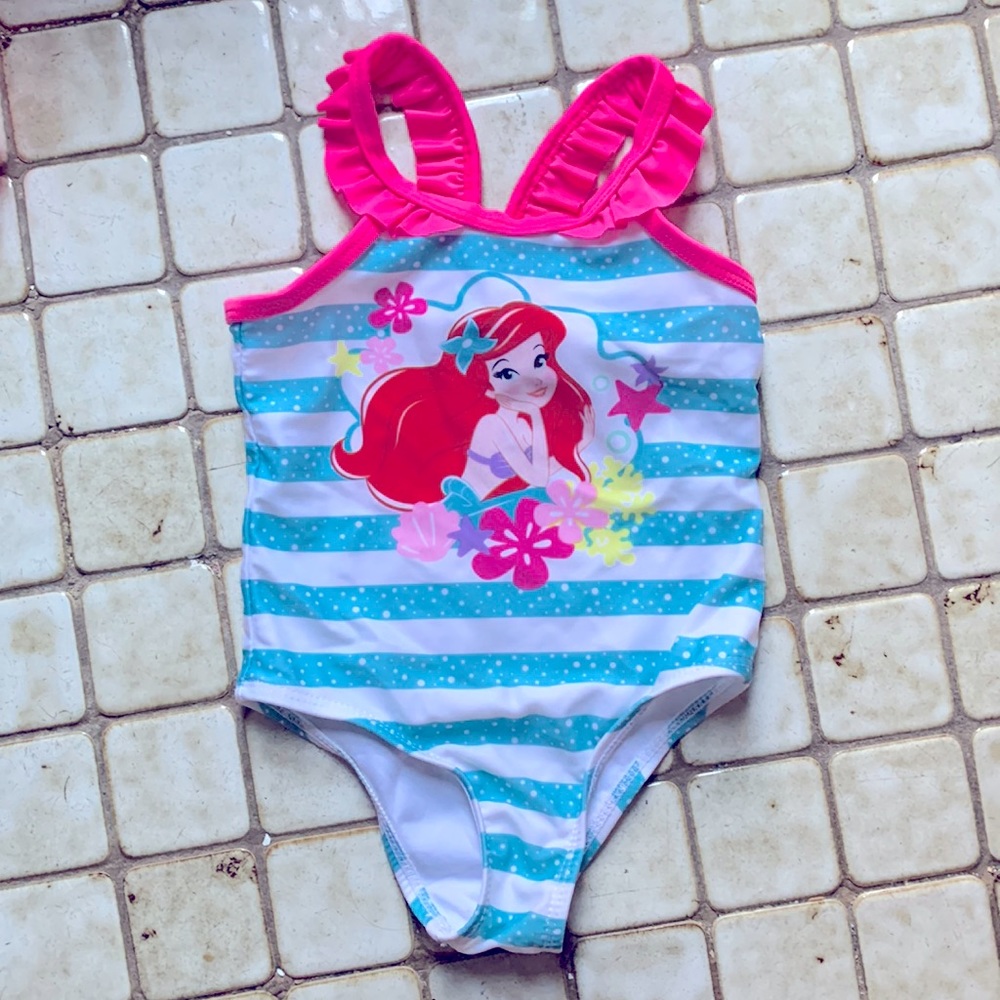 Disney baby mermaid swimsuit size 24m